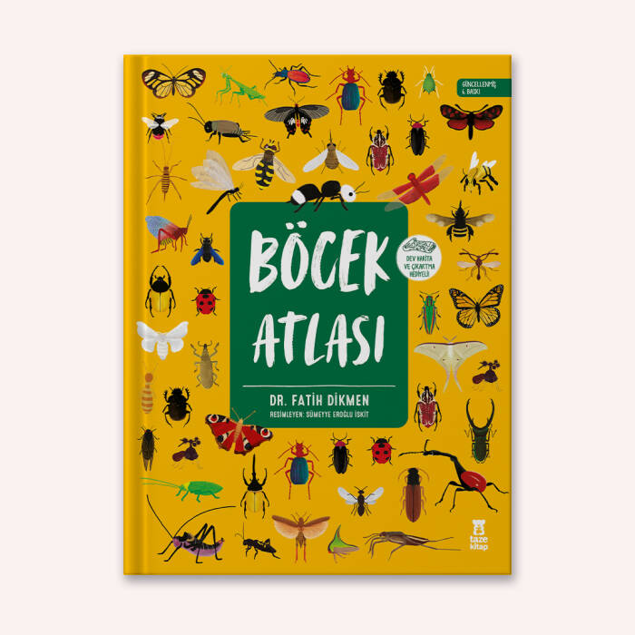 Böcek Atlası (Dev Harita ve Çıkartma Hediyeli) - 1