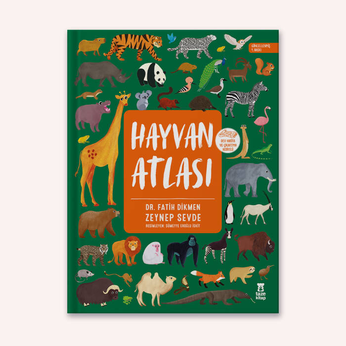 Hayvan Atlası (Dev Harita ve Çıkartma Hediyeli) - 1