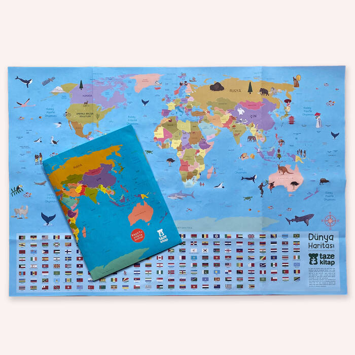 Taze Dünya Haritası - 2
